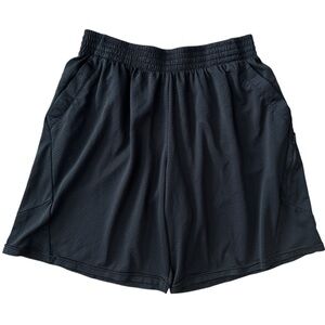 Champion Men's Black Athletic Drawstring Shorts with zipper pocket XXL